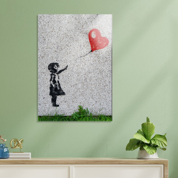 Wallity Cuadro Decorativo de Banksy 50 x 70 cm Multicolor